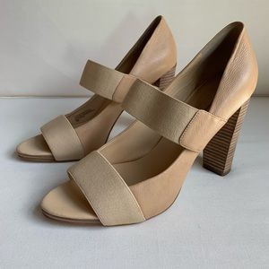 Banana Republic Robin Nude Open Toe Strap Heels